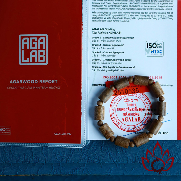 Vòng Trầm Hương Trụ Trúc | 8 Ly | Trầm Tốc Kiến Tự Nhiên Lâu Năm